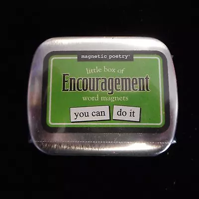 Magnetic Poetry Little Box Of ENCOURAGEMENT Word Magnets • $7.95