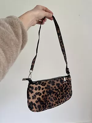 Leopard Print Shoulder Bag Y2K Festival Rave • £3.99