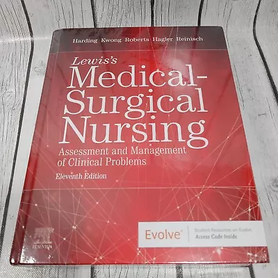 Lewis's Medical-Surgical Nursing Assessment And Management 11 Edition Brand New • $35