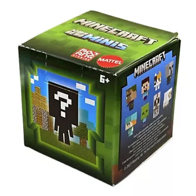 Mattel - Minecraft Mob Head Boxed Mini Figures - BLIND BOX [1 Random Character] • $10.89