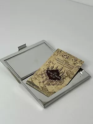 Harry Potter Marauder's Map Metal Business Card Holder 2017 • $12