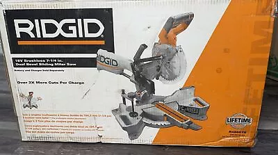 RIDGID 18V Brushless Cordless 7 1/4  Mitre Saw (Tool Only) (R48607B) • $214.50