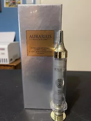 AURARIUS GOLD SKIN CARE Platinum Gravity-Defiant Express V Lifting Serum NIB • $150