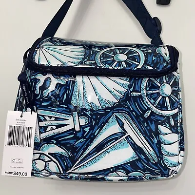 NWT Vera Bradley Stay Cooler Lunch Bag Camera Bag MSRP$49 In Shore Enough • $32.50