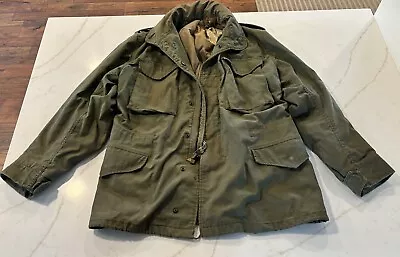 M65 1970s Vietnam Cold Weather Field Jacket Small Regular Coat/ Broken Zipper • $49.95