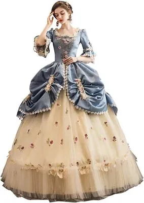 KEMAO Prom Victorian Rococo Ball Gown Marie Antoinette Dress Renaissance Costume • $187