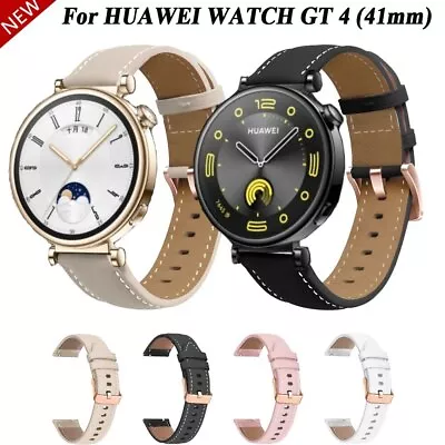 For Huawei Watch Band GT4 GT 4 41mm Sport Leather Strap Garmin Venu 3S 4S 18mm • $10.10