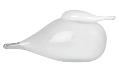 Muurla Glass Bird Kihu White 18.5 Cm • $74.95