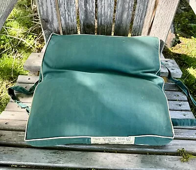 Vintage Gladding Kapok Green Boat Seat Buoyant Cushion Flotation Device 1972 • $25