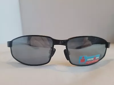 Ironman Sunglasses Polarised Black Mens Womens RRP £33 Cycling Triathlon Running • £8.95