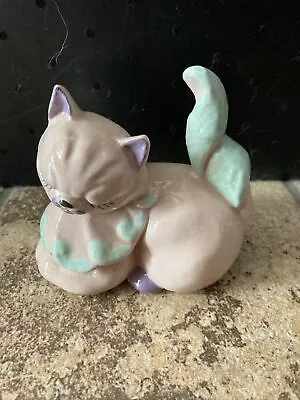 Kay Finch Art Pottery Pink Baby Jezzy Jezebel Kitten Cat - Mid Century Modern • $19.99