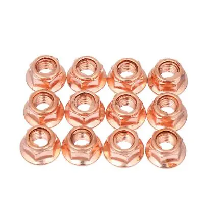 £5.30 • Buy Practical Manifold Flashed Exhaust M8 Nut Copper High Temperature Nuts 8mm Nuts