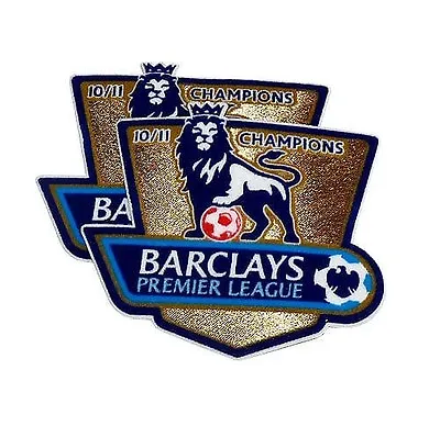 £2.50 • Buy 2 Manchester United Barclays Premier League Champions 10/11 Shirt Sleeve Patches