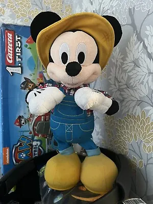 Disney  Mickey Mouse E-I-Oh! Sing- Dance Farmer Mickey Mouse Plush Toy • £12.99
