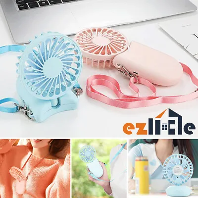 Mini Fan Air Foldable USB Cooler Rechargeable Cooling Hand Held Portable Fans • $13.25