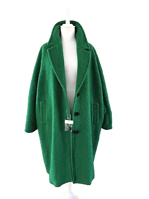 RRP €1399✨MARINA RINALDI  WOOL-MOHAIR Coat  Plus Size 31-Usa W22_It60_De52 • $599