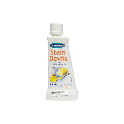 Dr Beckmann Stain Devils Cooking Oil Fat & Fabric Cleaner 50ml - 6561 • £3.99