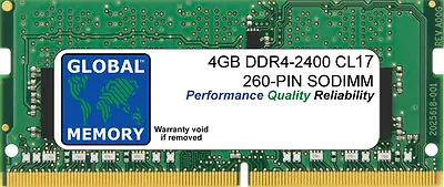 4GB DDR4 2400MHz PC4-19200 260-PIN SODIMM RAM FOR IMAC 27  RETINA 5K (2017) • $26.07