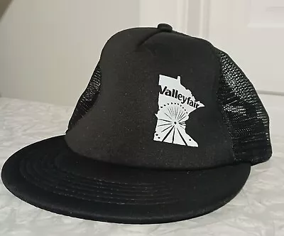 Retro Style Shakopee Minnesota Valley Fair Black Mesh Adjustable Cap Hat • $10