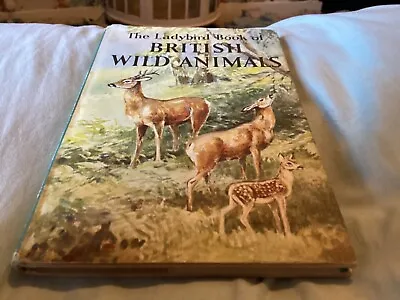 Ladybird Book 'British Wild Animals'. 2/6- Series 536 1958 W/Dustjacket • £3.99