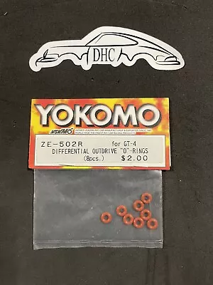 Yokomo Vintage RC Car Part # ZE-502R Differential Outdrive O-Rings For GT-4 • $9.99