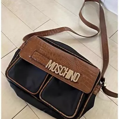 Moschino Logo Shoulder Bag Original Vintage JPN Women • $109.13