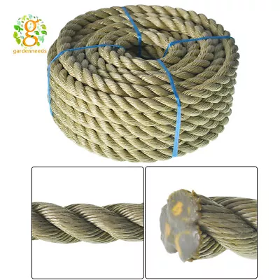 Artificial ManilaDecking Garden Decorative Boating Rope PP Three Strand Twisted • $42.99