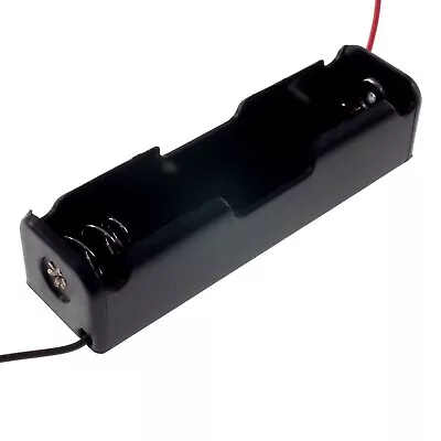18650 Single Battery HOLDER Case Rechargeable 18650 Wire Lead LITHIUM • £2.99