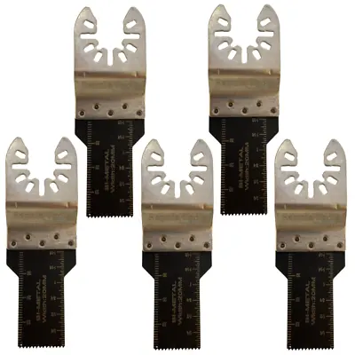 20mm Wide Bi-Metal Oscillating Multi Tool Blades For Wood Laminate Nails & Metal • £9.99