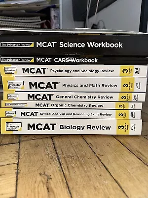 Princeton Review MCAT 3rd Edition Full Set • $25