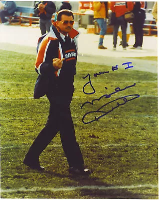 Mike Ditka Autographed Signed Flipping The Bird 8x10 Chicago Bears Hall Of Fame • $99