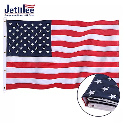 Large American Flag 10x15 Ft 420D UV Protected Embroidered US USA Flag • $47.72