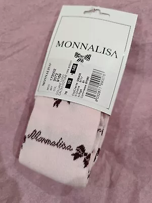 Monnalisa Pink Tights~ Size (140) 10Y ~ New ~ • $35