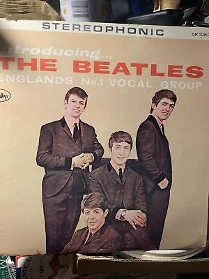 The Beatles Introducing The Beatles Lp Vee Jay Records Sr 1062 Black Label Ex!! • $27.66