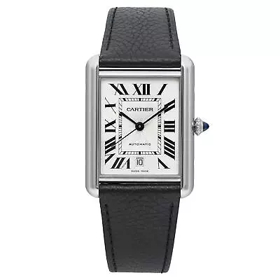 Cartier Tank Must XL 31mm X 41mm Steel Silver Dial Automatic Watch WSTA0040 • $4399