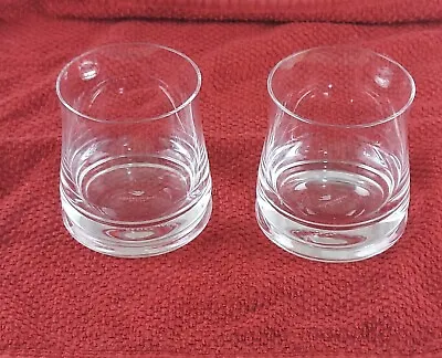 Michael Graves Design Clear Glass Water Glasses Tumblers Curved (2) • $29.99