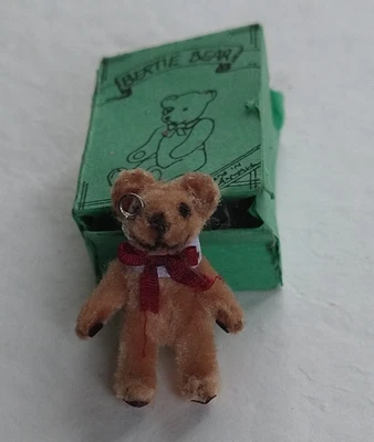 £8 • Buy Two Miniature Collectable Teddy Bears Bertie Bear In Original Box 