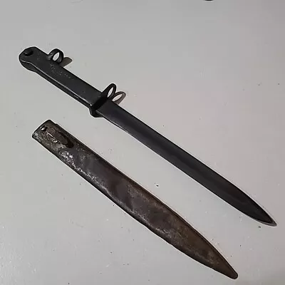 Ersatz Turkish Turkey Fn Fal Bayonet & Scabbard  • $59.99