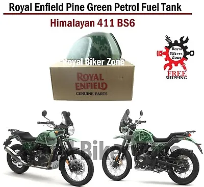 Royal Enfield Petrol Gas  Fuel Tank  For Himalayan  Pine Green  411 BS6 • $331.23