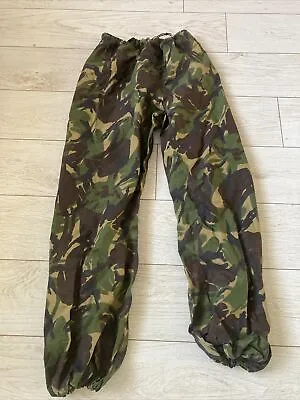 £15.50 • Buy British Army DPM Goretex Over Trousers Surplus Waterproof MVP Wild Camping