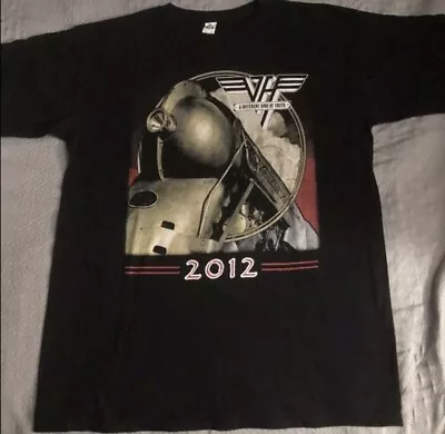 Van Halen 2012 Concert Tour Tshirt (authentic) Mens Sz M EVH Eddie Vanhalen NEW • £38.56