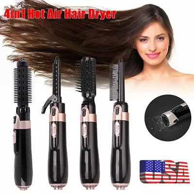 4 In 1 Hot Air Hair Dryer Brush Volumizer Negative Ion Comb Blow Dryer 2 SPEEDS • $14.99