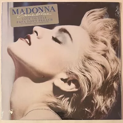 MADONNA True Blue 1986 US ORG Sire Records SEALED LP + Hype + POSTER • $75