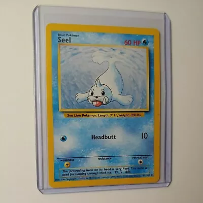 4th Print Base Set Seel 41/102 Uncommon Pokemon Card Near Mint NM • $9.95