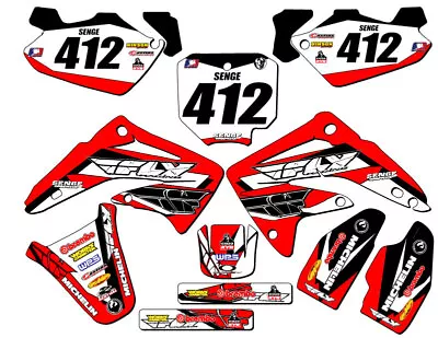 2003-2013 CR 85 13 FLY Red Senge Graphics Kit Compatible With Honda • $149.99