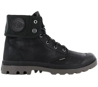 Palladium Pampa Baggy Wax Men's Boots Canvas Black 77213-068-M • £82.03