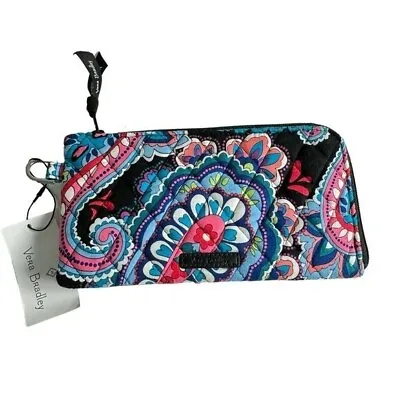 NWT Vera Bradley RFID All-Day Simple Quilted Cotton Pouch/Tech Case Paisley • $16