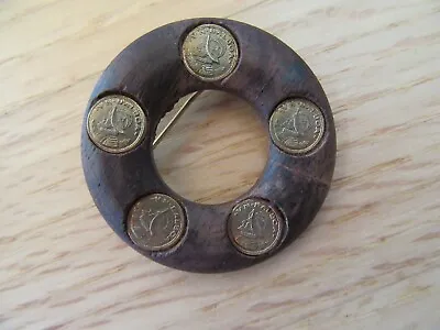 15d/rare Wood Pin/small Vn Balboa Coins! • $29.95