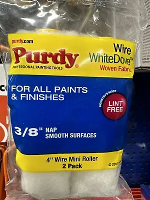 2 X 4  Purdy White Dove Wire System Mini Paint Rad Rollers 3/8  Nap • £7