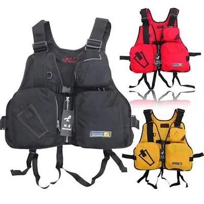 $30.99 • Buy Hot Sale Unisex Adult Buoyancy Aid Sailing Kayak Canoe Fishing Life Jacket Vests